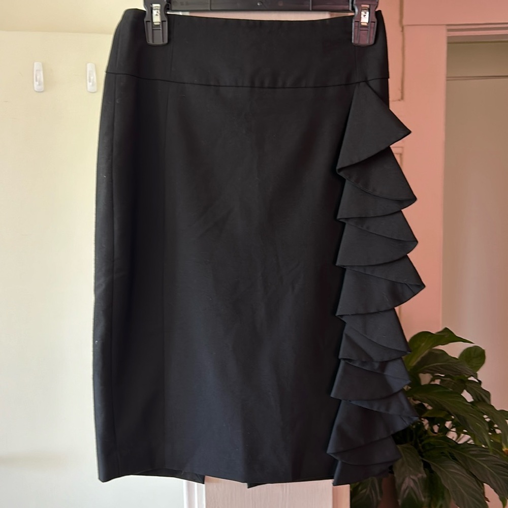 Express pleated midi skirt